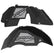 Jeep JL Aluminum "Sahara" Front and Rear Inner Fenders