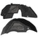 Jeep JL Aluminum "Sahara" Front and Rear Inner Fenders