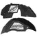 Jeep JL Aluminum "Sahara" Front and Rear Inner Fenders