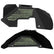 Jeep JK Aluminum "Distressed American Flag" Front and Rear Inner Fenders