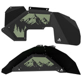 Jeep JK Aluminum "Ridgeline" Front and Rear Inner Fenders