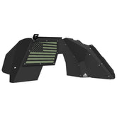Rock Ready American Flag Inner Fender with Sarge Green Mesh