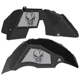 Jeep JL Aluminum "Skull" Front and Rear Inner Fenders