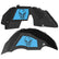 Jeep JL Aluminum "Skull" Front and Rear Inner Fenders