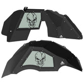Jeep JL Aluminum "Skull" Front and Rear Inner Fenders