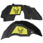 Jeep JL Aluminum "Skull" Front and Rear Inner Fenders
