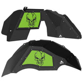 Jeep JL Aluminum "Skull" Front and Rear Inner Fenders