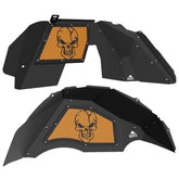 Jeep JL Aluminum "Skull" Front and Rear Inner Fenders