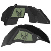 Jeep JL Aluminum "Skull" Front and Rear Inner Fenders