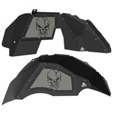 Jeep JL Aluminum "Skull" Front and Rear Inner Fenders