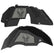 Jeep JL Aluminum "Skull" Front and Rear Inner Fenders