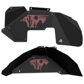 Jeep JK Aluminum "Desert Cactus" Front and Rear Inner Fenders