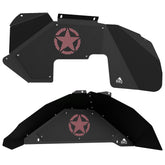 Jeep JK Aluminum "Jeep Star" Front and Rear Inner Fenders