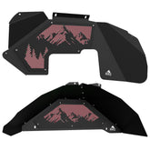 Jeep JK Aluminum "Ridgeline" Front and Rear Inner Fenders