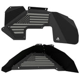 Jeep JK Aluminum "American Flag" Front and Rear Inner Fenders