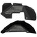 Jeep JK Aluminum "Distressed American Flag" Front and Rear Inner Fenders