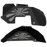 Jeep JK Aluminum "Grenade" Front and Rear Inner Fenders
