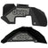 Jeep JK Aluminum "Paw Print Jeep" Front and Rear Inner Fenders