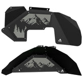 Jeep JK Aluminum "Ridgeline" Front and Rear Inner Fenders