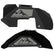 Jeep JK Aluminum "Rubicon" Front and Rear Inner Fenders