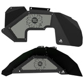 Jeep JK Aluminum "Sunflower Jeep Girl" Front and Rear Inner Fenders