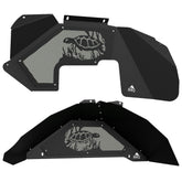 Jeep JK Aluminum "Turtle in Coral" Front and Rear Inner Fenders