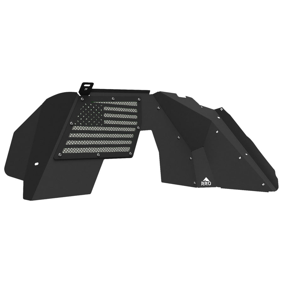 Rock Ready American Flag Inner Fender with Sting Gray Mesh