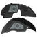 Jeep JL Aluminum "Sunflower Jeep Girl" Front and Rear Inner Fenders