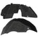 Jeep JL Aluminum "Sunflower Jeep Girl" Front and Rear Inner Fenders