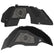 Jeep JL Aluminum "Sunflower Jeep Girl" Front and Rear Inner Fenders