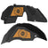 Jeep JL Aluminum "Sunflower Jeep Girl" Front and Rear Inner Fenders