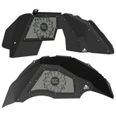Jeep JL Aluminum "Sunflower Jeep Girl" Front and Rear Inner Fenders