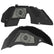 Jeep JL Aluminum "Sunflower Jeep Girl" Front and Rear Inner Fenders