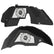 Jeep JL Aluminum "Sunflower Jeep Girl" Front and Rear Inner Fenders