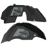 Jeep JL Aluminum "Turtle in Coral" Front and Rear Inner Fenders
