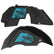 Jeep JL Aluminum "Turtle in Coral" Front and Rear Inner Fenders