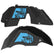 Jeep JL Aluminum "Turtle in Coral" Front and Rear Inner Fenders