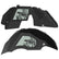 Jeep JL Aluminum "Turtle in Coral" Front and Rear Inner Fenders