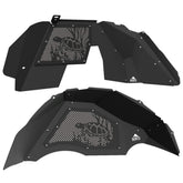 Jeep JL Aluminum "Turtle in Coral" Front and Rear Inner Fenders