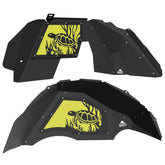 Jeep JL Aluminum "Turtle in Coral" Front and Rear Inner Fenders