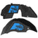 Jeep JL Aluminum "Turtle in Coral" Front and Rear Inner Fenders