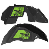 Jeep JL Aluminum "Turtle in Coral" Front and Rear Inner Fenders