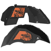Jeep JL Aluminum "Turtle in Coral" Front and Rear Inner Fenders
