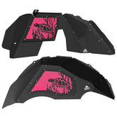 Jeep JL Aluminum "Turtle in Coral" Front and Rear Inner Fenders