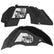 Jeep JL Aluminum "Turtle in Coral" Front and Rear Inner Fenders