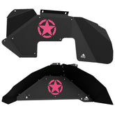 Jeep JK Aluminum "Jeep Star" Front and Rear Inner Fenders