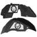 Jeep JL Aluminum "US Air Force" Front and Rear Inner Fenders