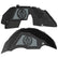 Jeep JL Aluminum "US Army" Front and Rear Inner Fenders