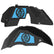 Jeep JL Aluminum "US Army" Front and Rear Inner Fenders