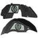 Jeep JL Aluminum "US Army" Front and Rear Inner Fenders